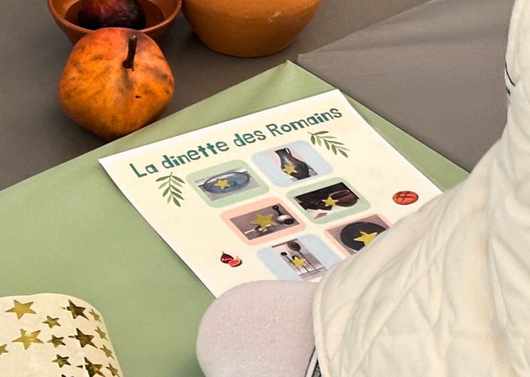 Visite famille 3-5 ans – « La dinette des Romains »