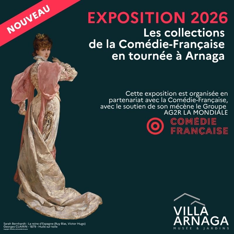 Visite de l'exposition "Les Collections de la Comédie Française en tournée à Arnaga"