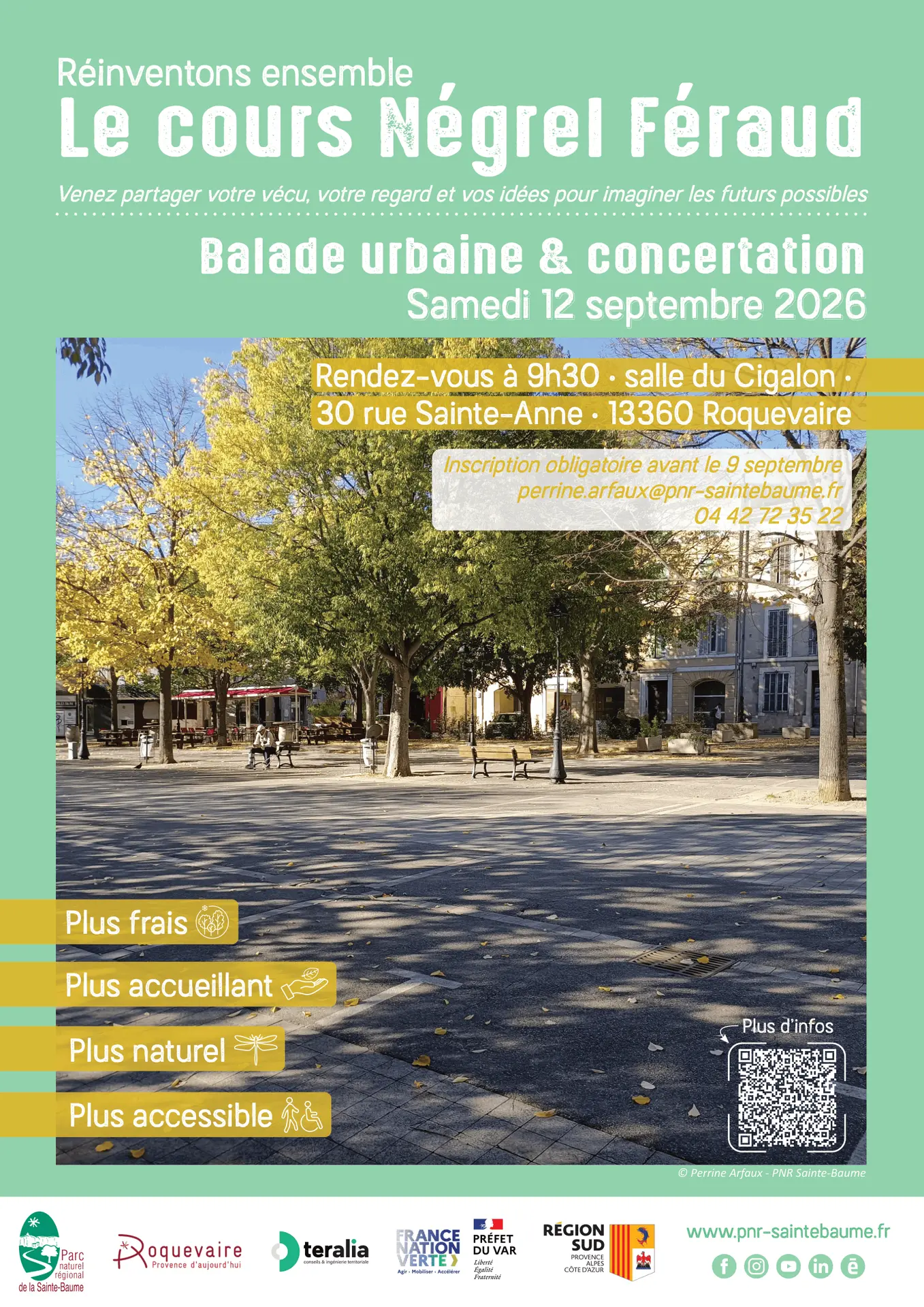 Balade urbaine & concertation : Réinventons ensemble Le cours Négrel Féraud