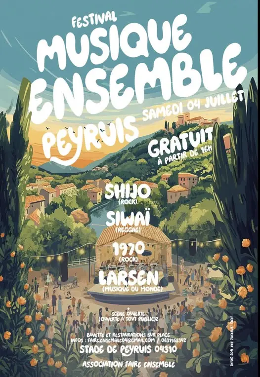Festival Musique Ensemble à Peyruis