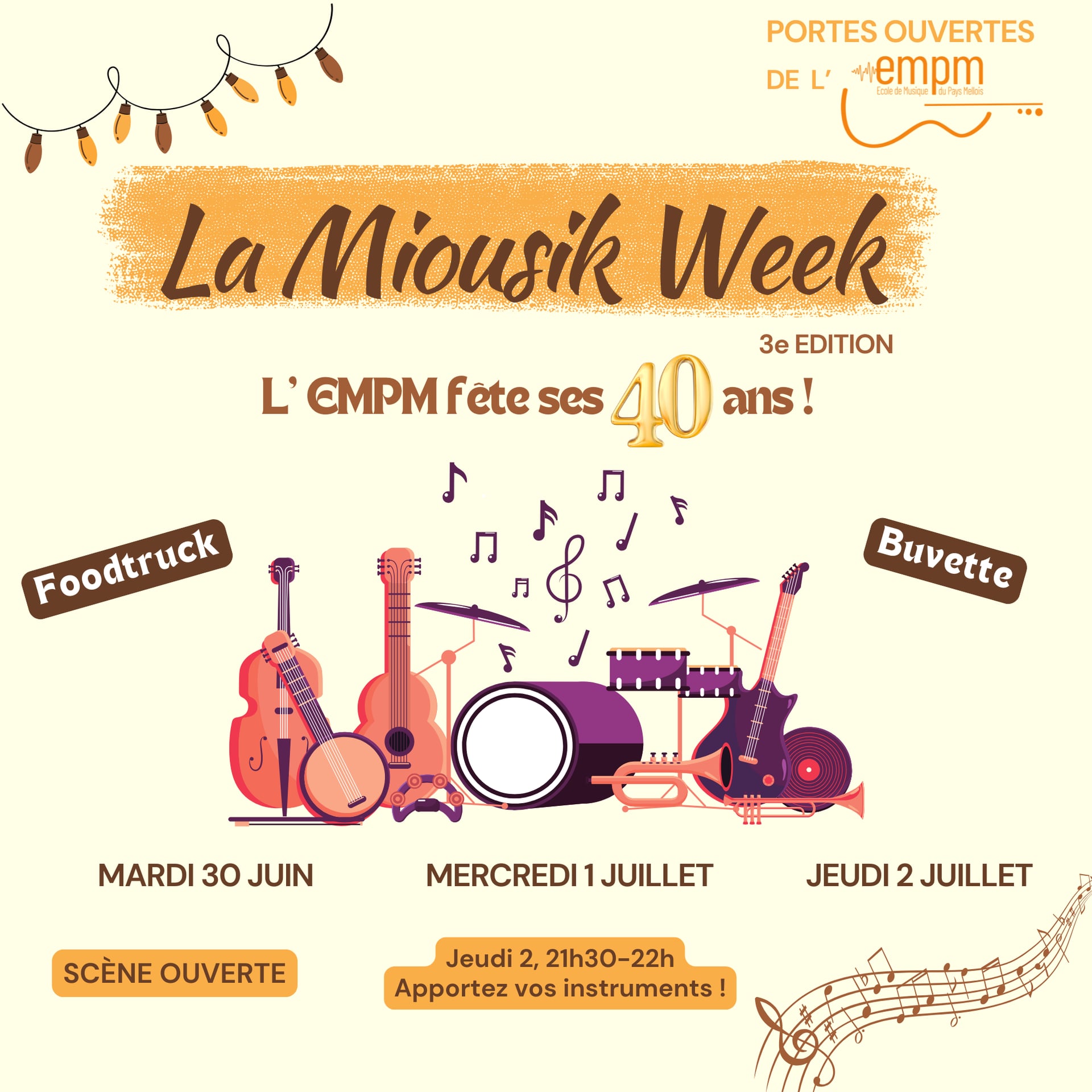 La Miousik Week · 3e édition