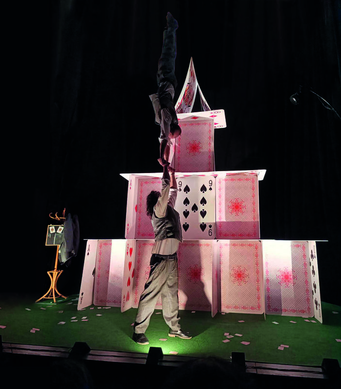 Le chateau de cartes