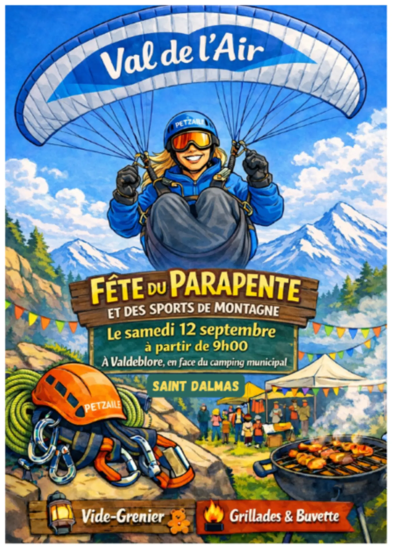 Fête du Parapente à Valdeblore "Val de l'Air".