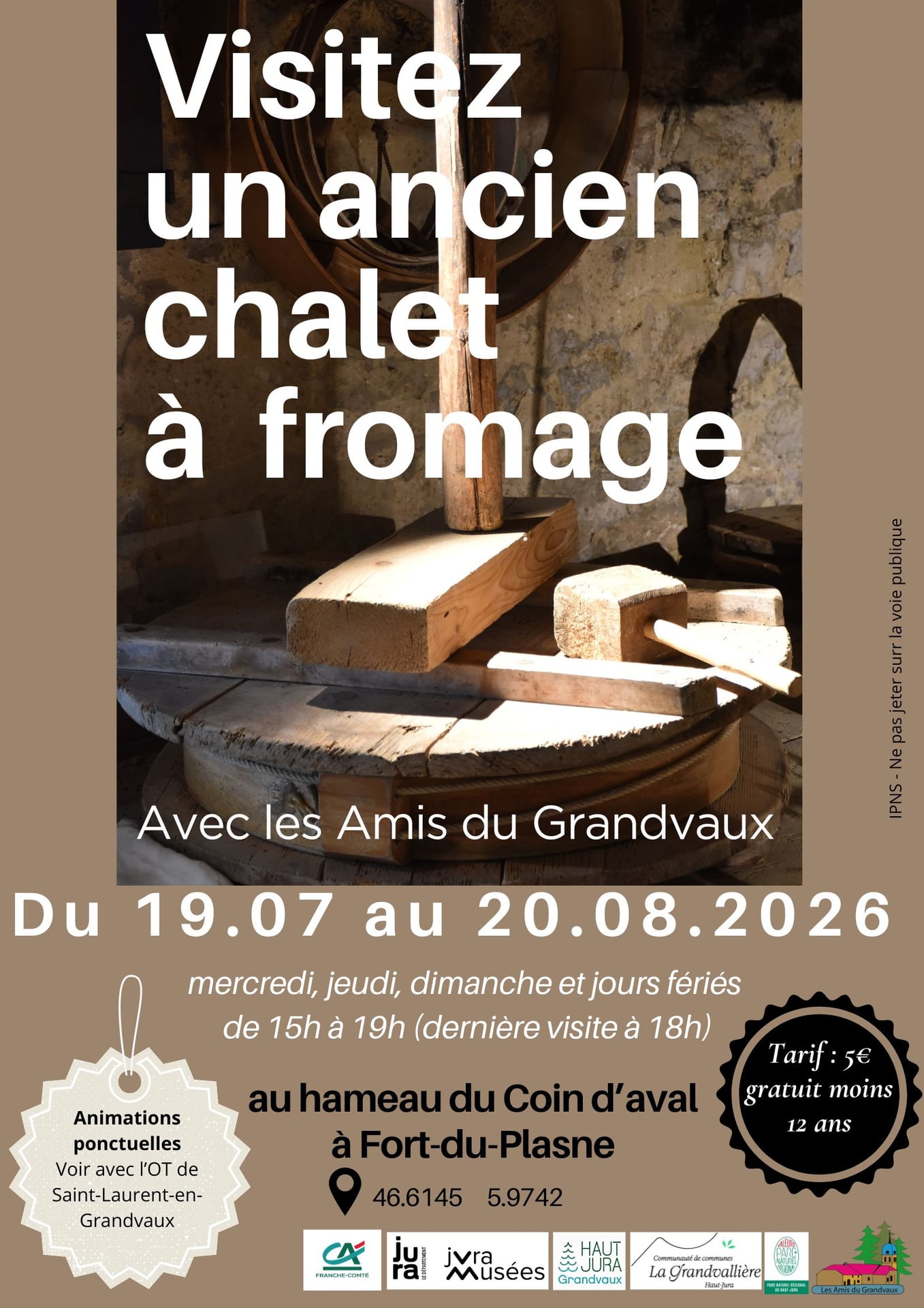 Visite guidée du Chalet du coin d'Aval