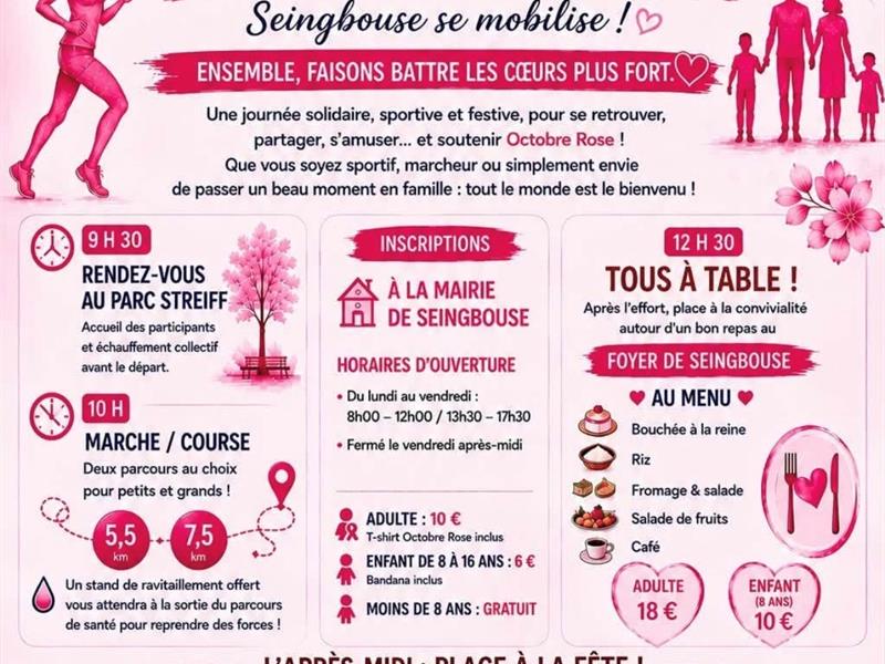 Tous ensemble pour octobre rose