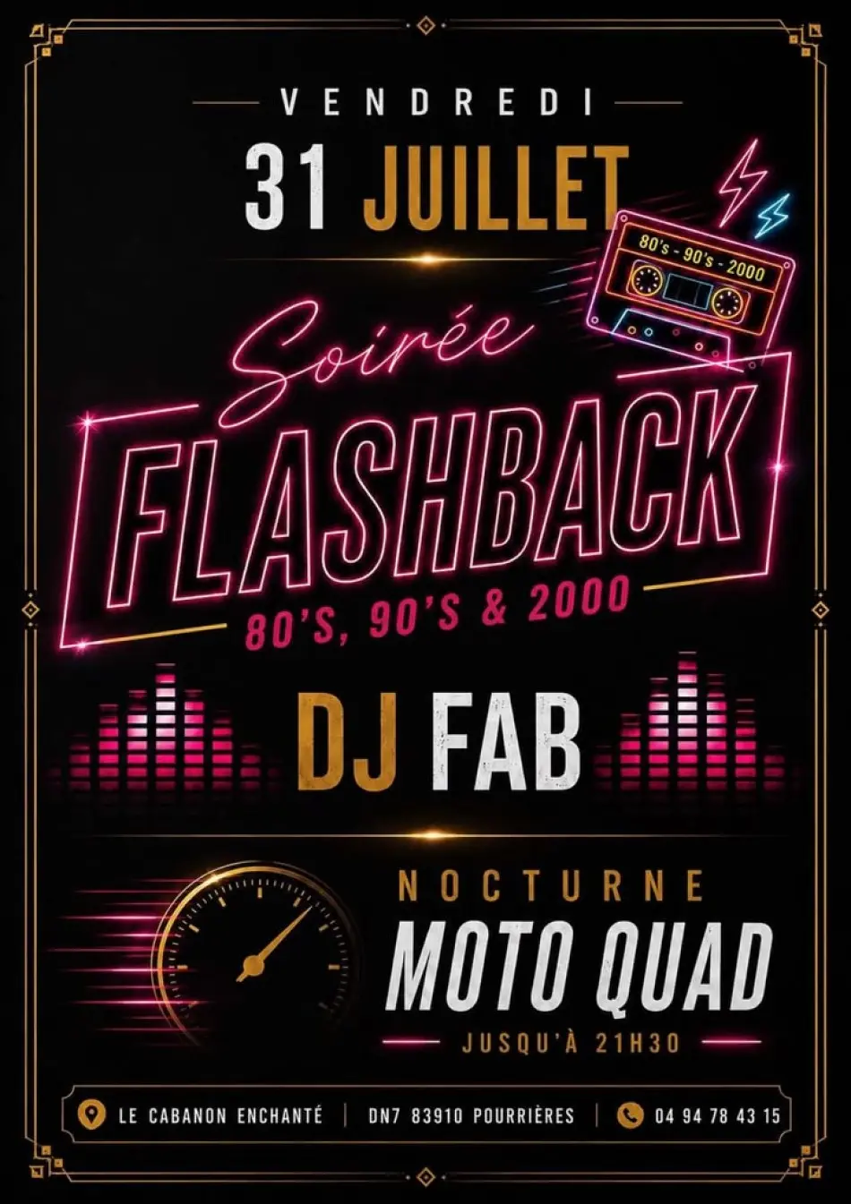 Soirée Flashback 80's, 90's & 2000