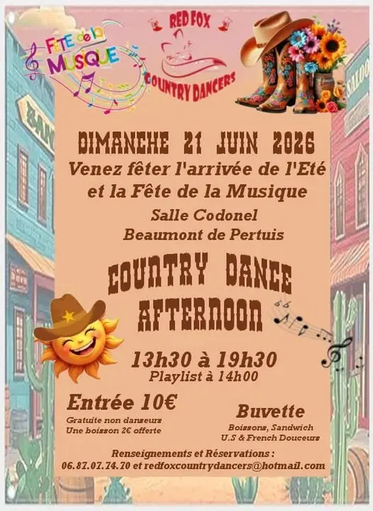 Country dance afternoon à Beaumont de Pertuis