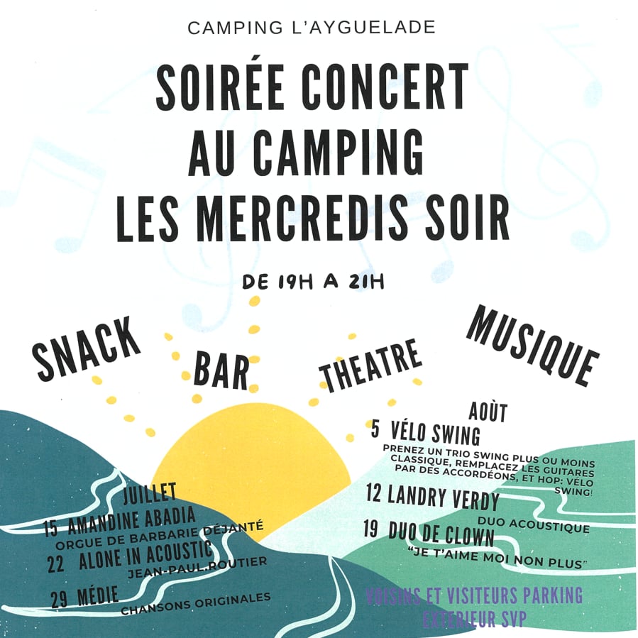 Soirée concert au Camping l'Ayguelade : Landry verdy