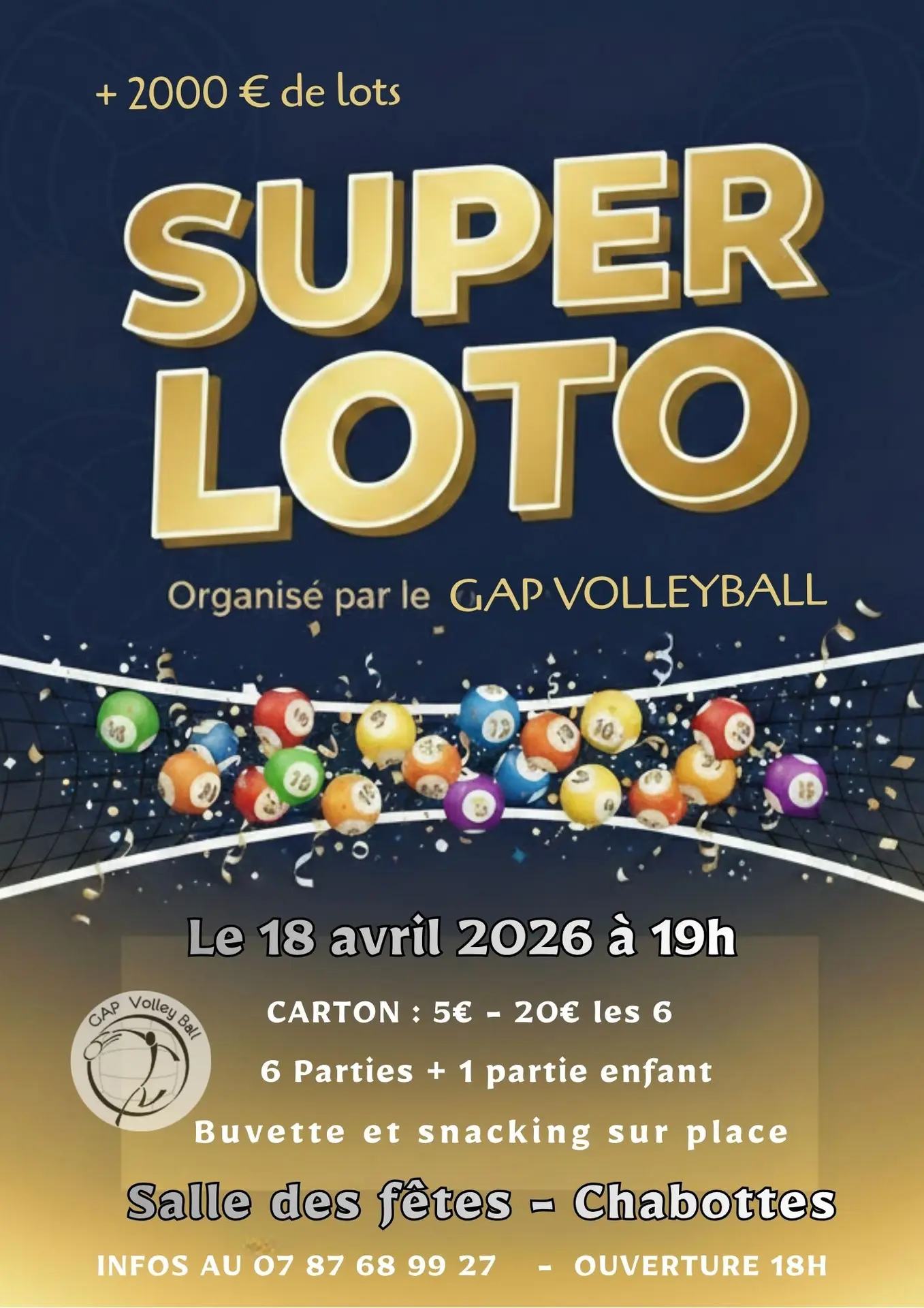 Super Loto Gap Volleyball
