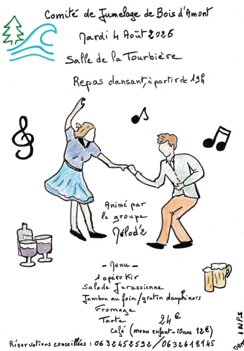 REPAS DANSANT DU COMITE DE JUMELAGE BOIS D'AMONT / NOSTANG (Morbihan)