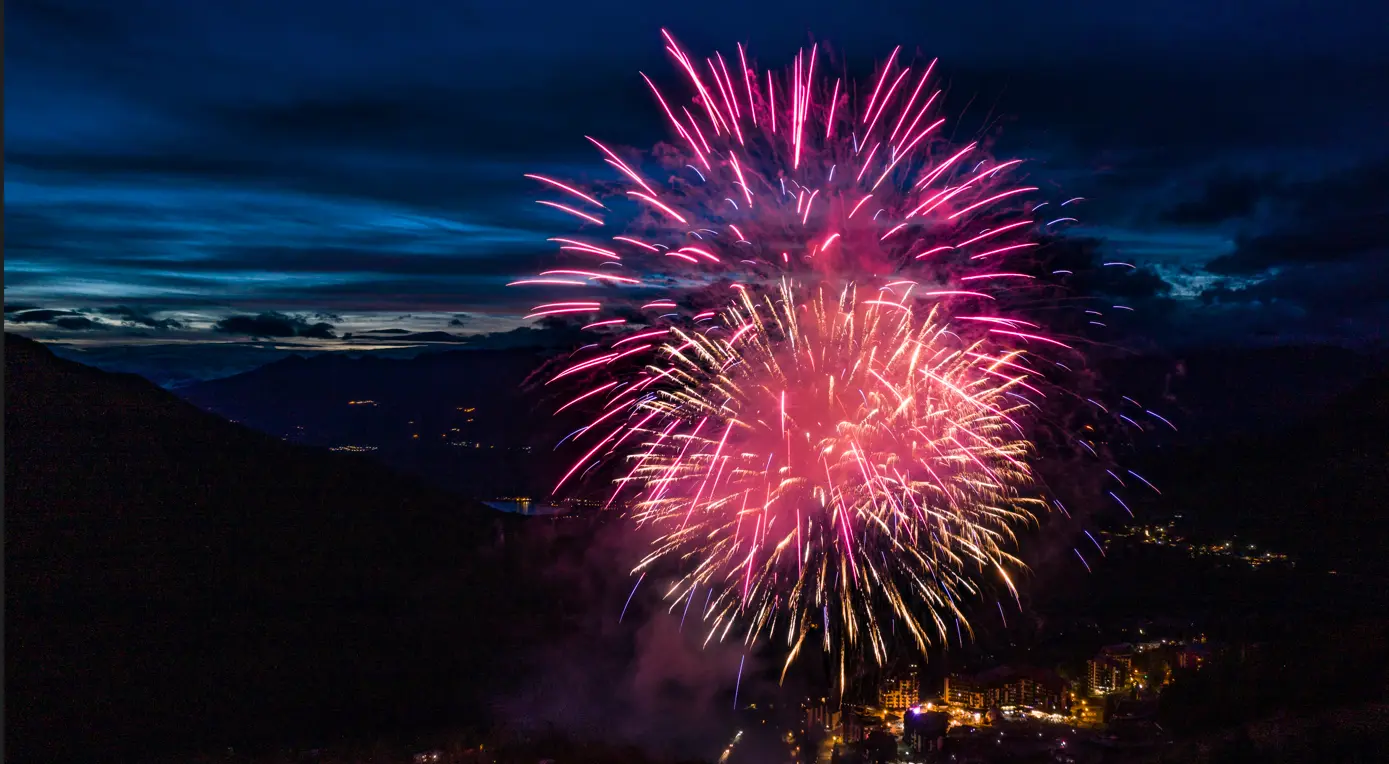 Grand feu d'artifice