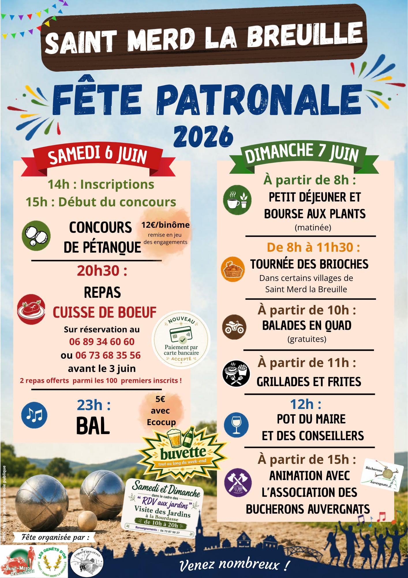 Fête patronale à Saint-Merd-la-Breuille