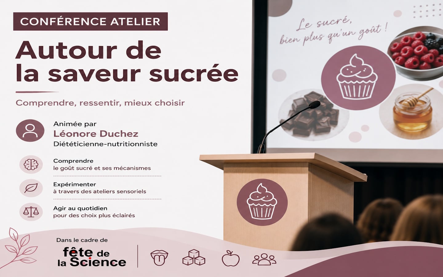 Fête des Sciences : conférence et atelier