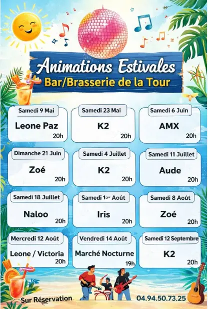 Bar de la Tour - apéro concert - Animé par le groupe AMX
