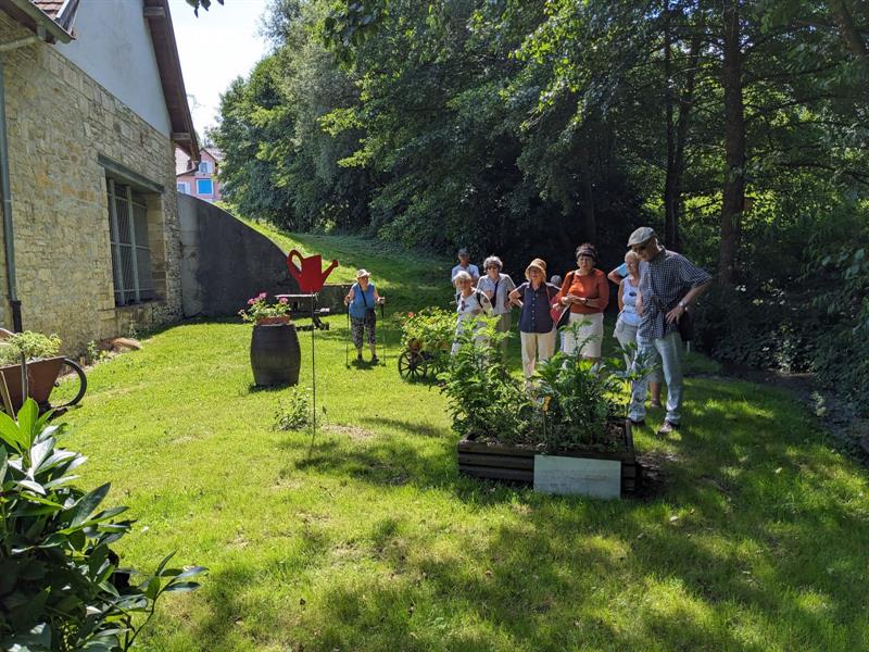 Visite des jardins et des rues fleuries d'Hirtzbach