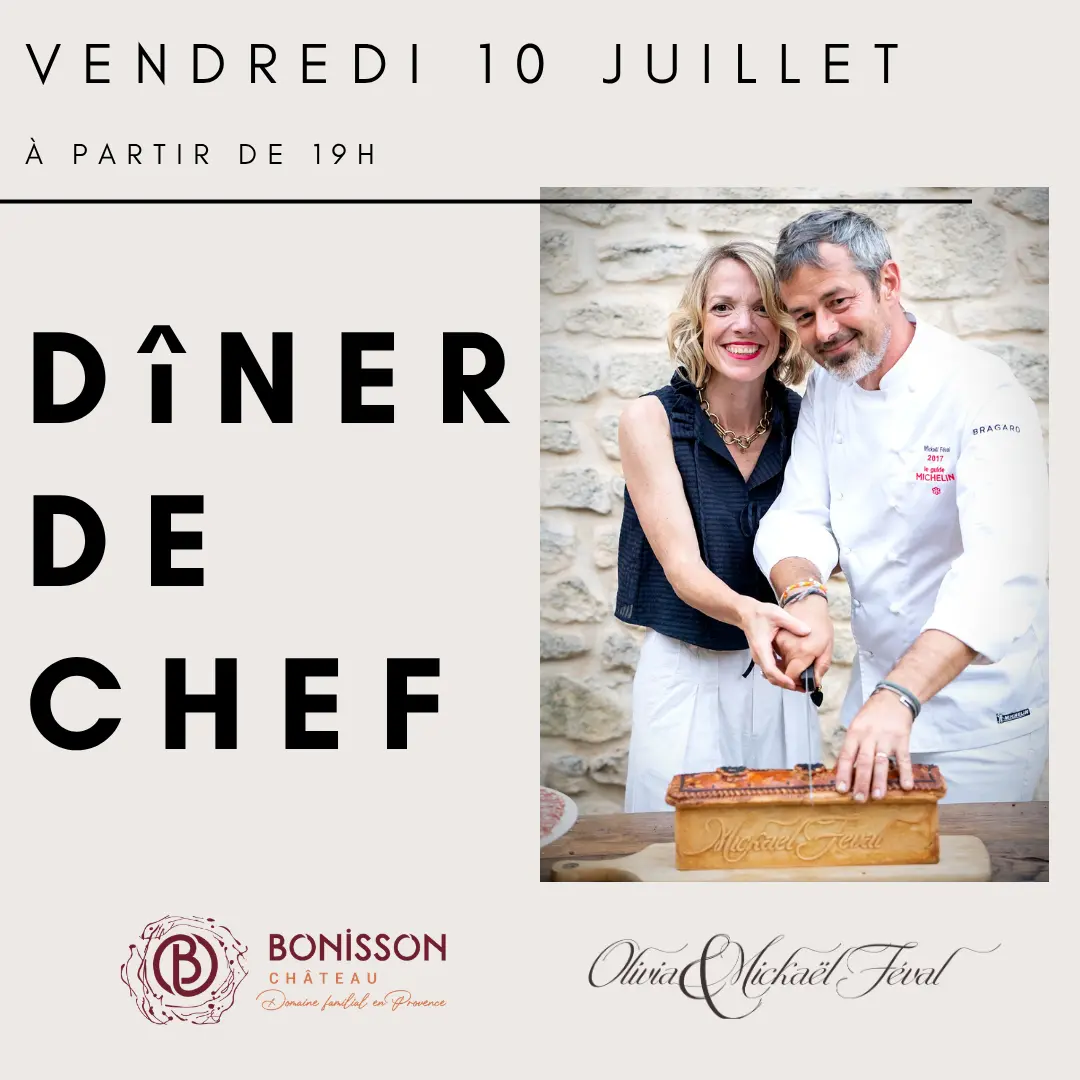 Dîner de chef au Château Bonisson