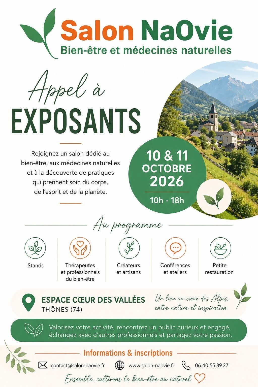 Salon NaOvie - Bien-être et médecines naturelles