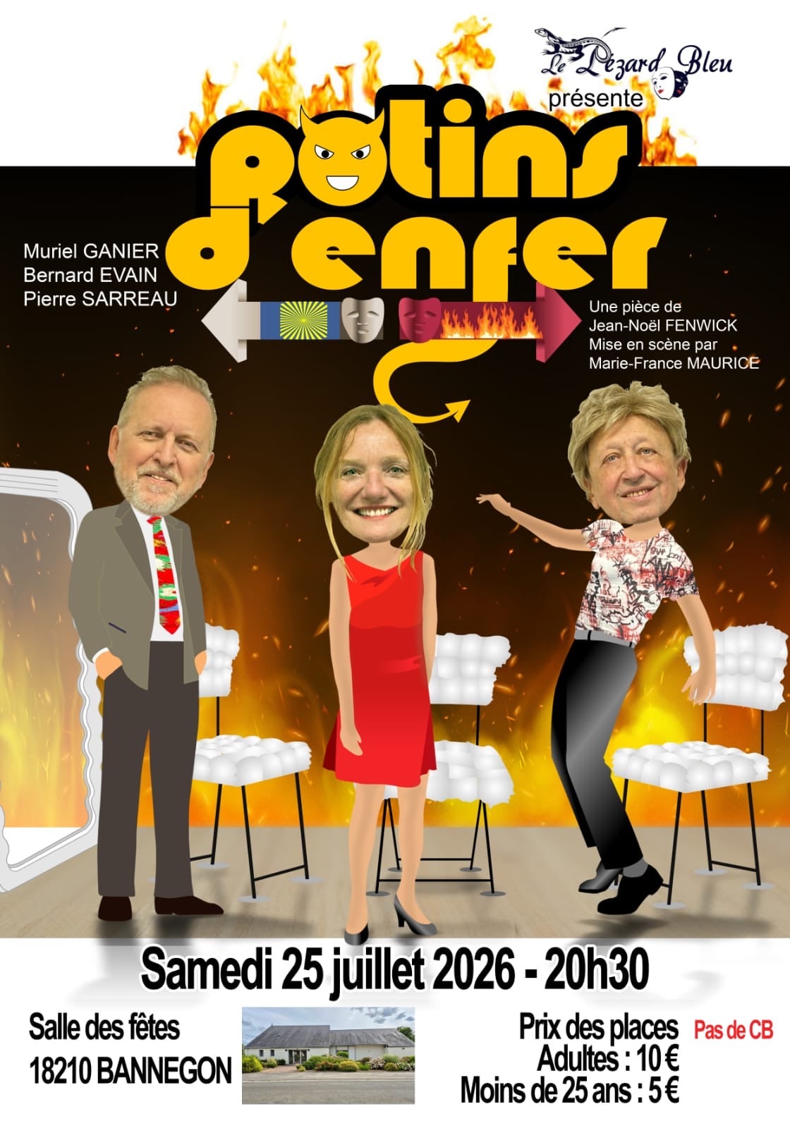 Pièce de théâtre : Potins d'enfer à Bannegon