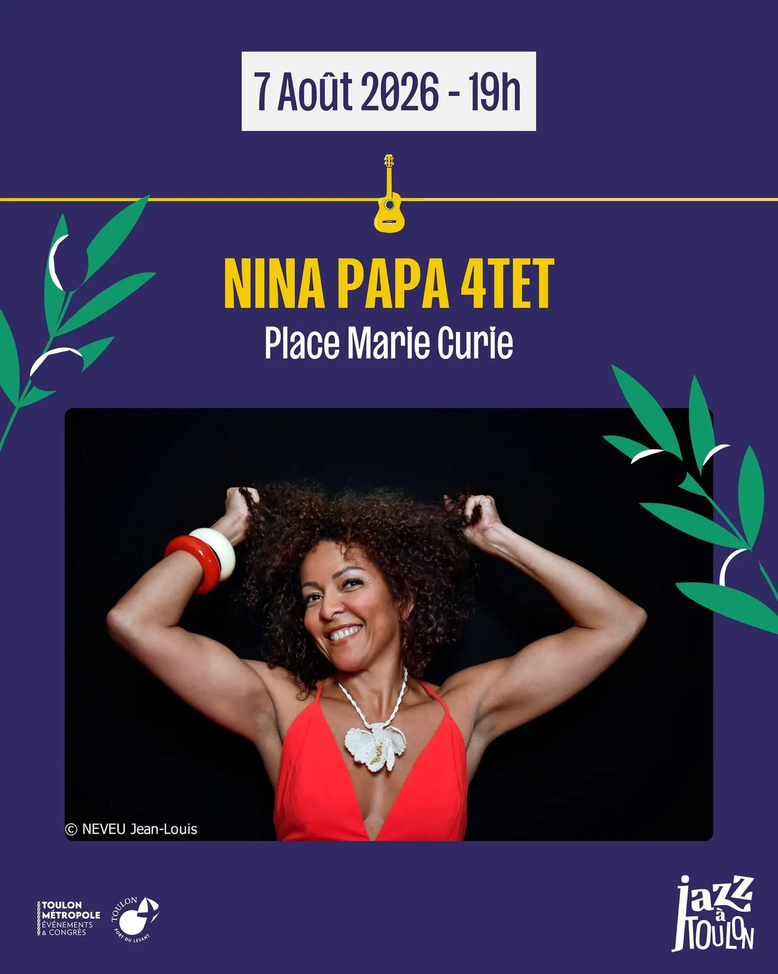 Concert - Nina Papa Quartet - Le "Off" Jazz à Toulon 2026