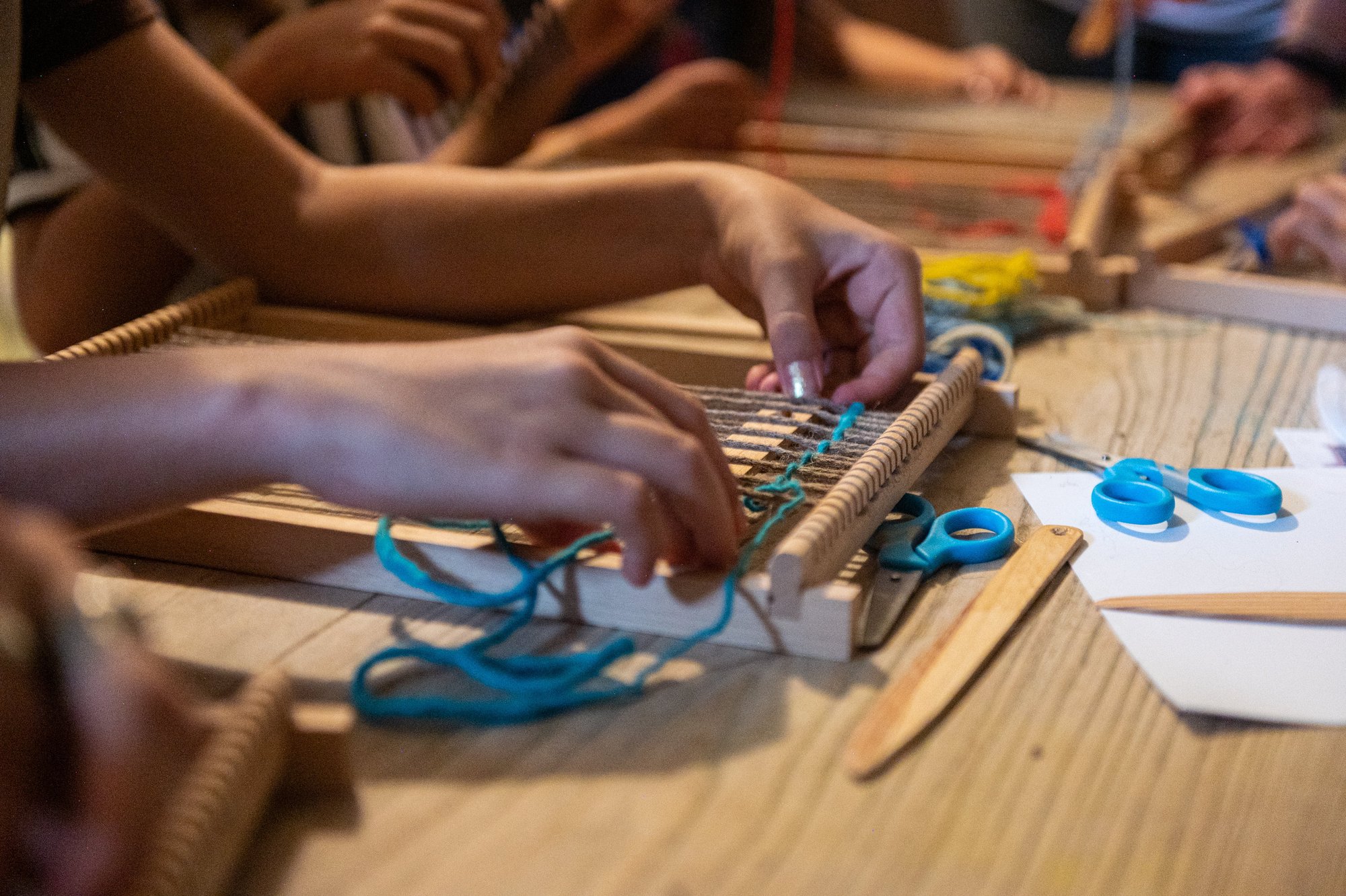 Visite-atelier en famille : Tissage végétal
