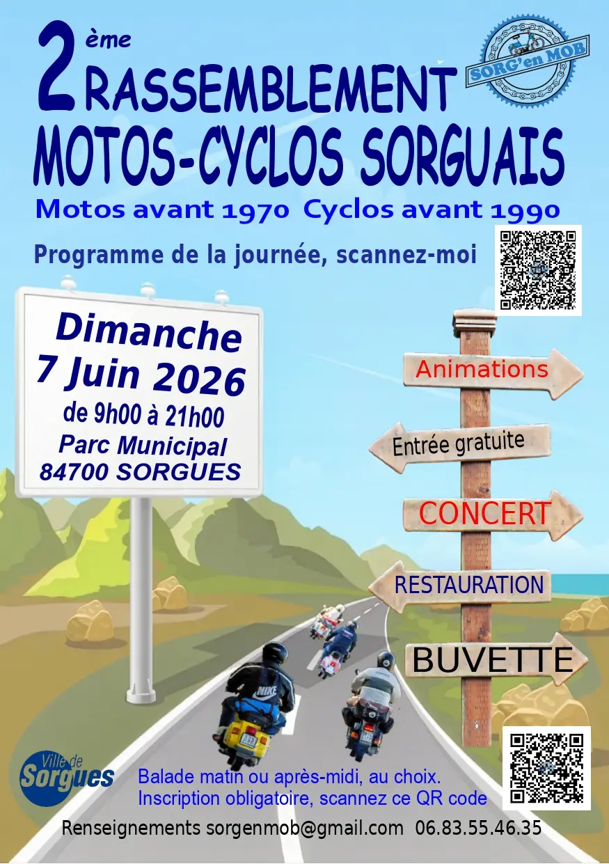 Sorg' en mob' : 2e rassemblement de motos-cyclos sorguais