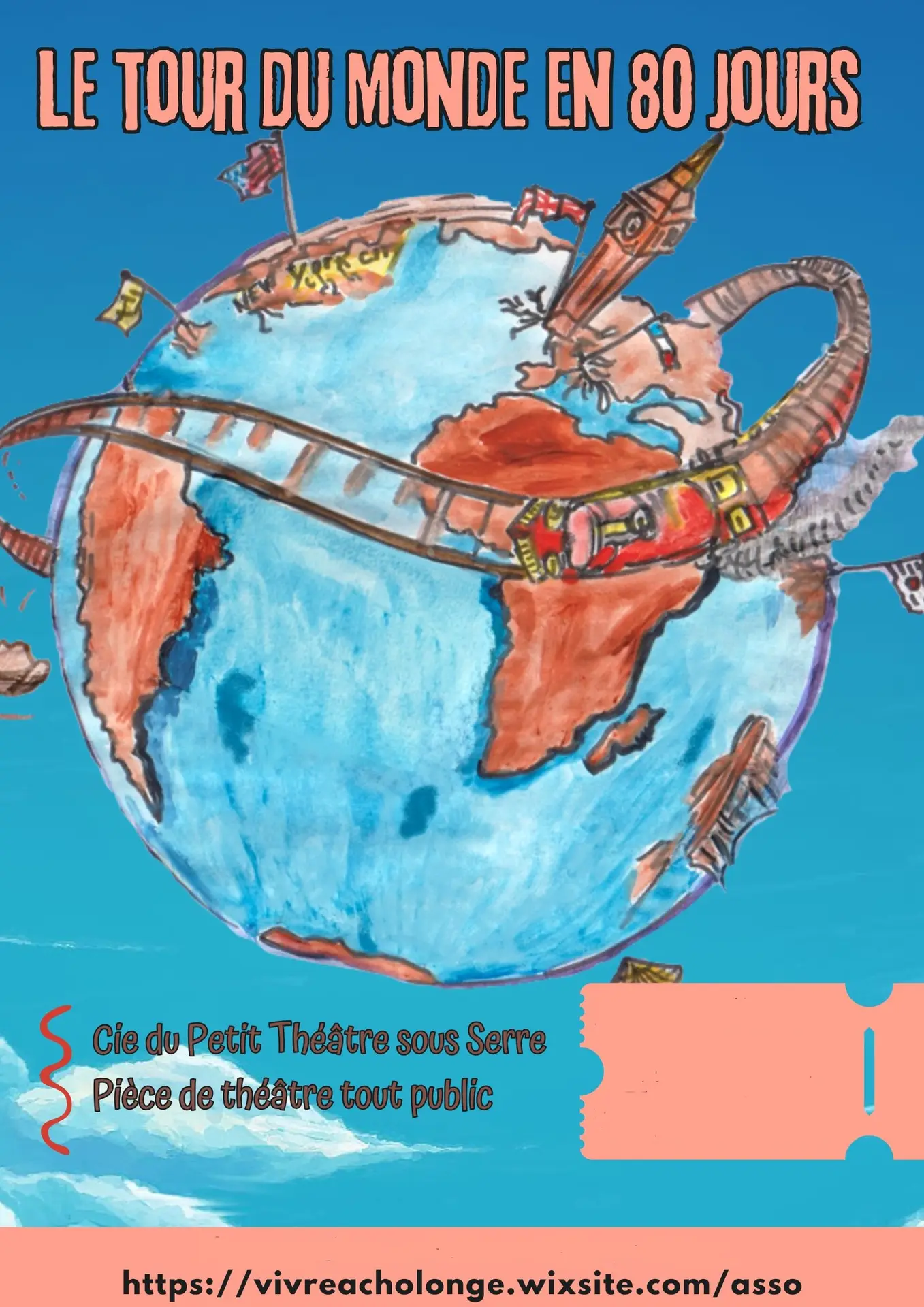 Festival de théâtre des 3 Villages : "Le tour du monde en 80 jours"