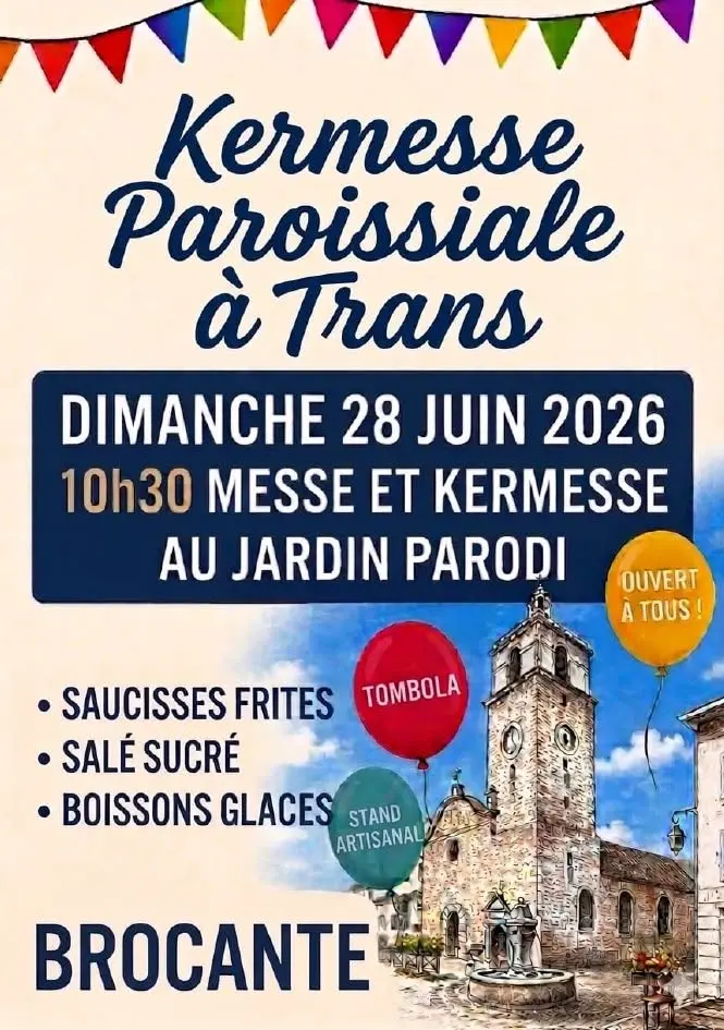 Kermesse paroissiale de Trans