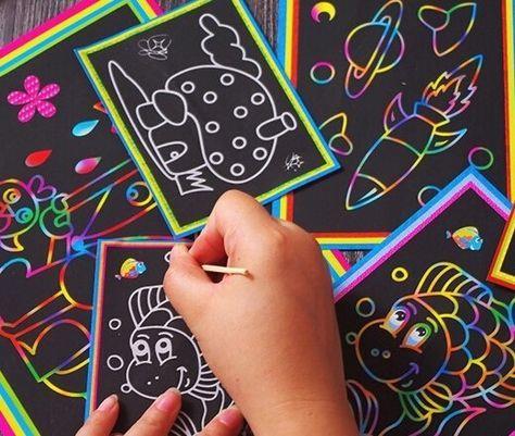 Atelier cartes à gratter