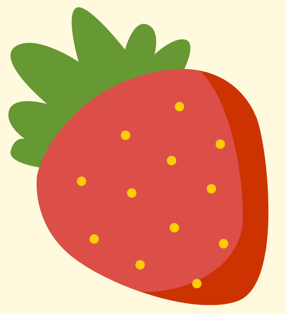 Miam une fraise !