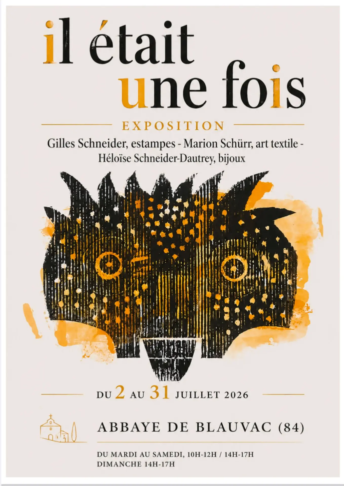 Exposition "Il était une fois" - Autour des contes avec des estampes, des textiles et des bijoux