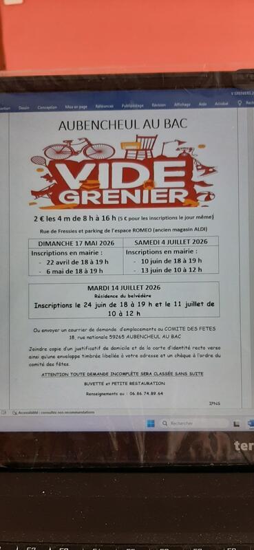 Vide grenier