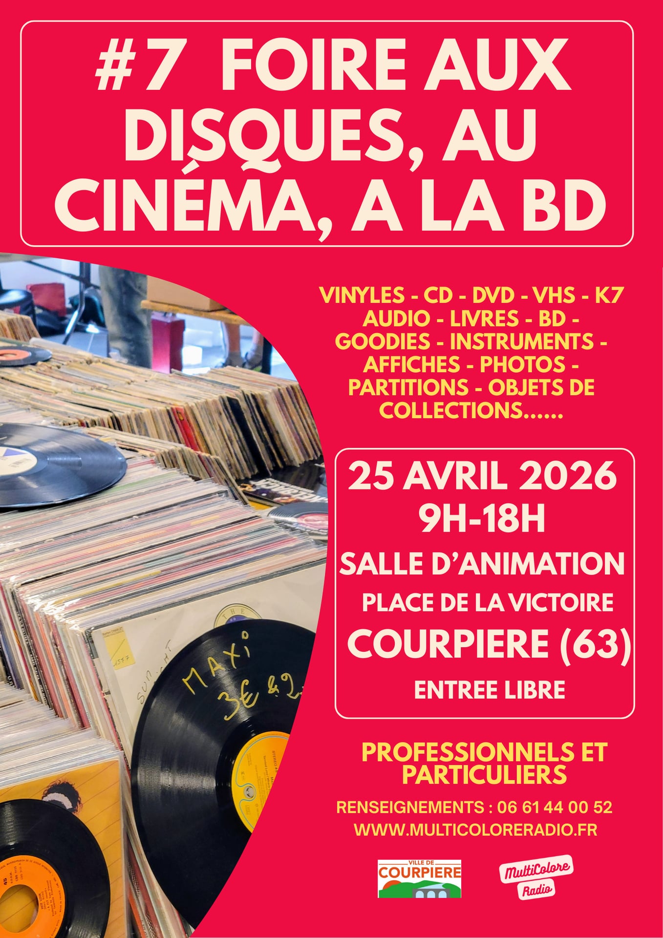 7e foire aux disques, au cinéma et à la BD