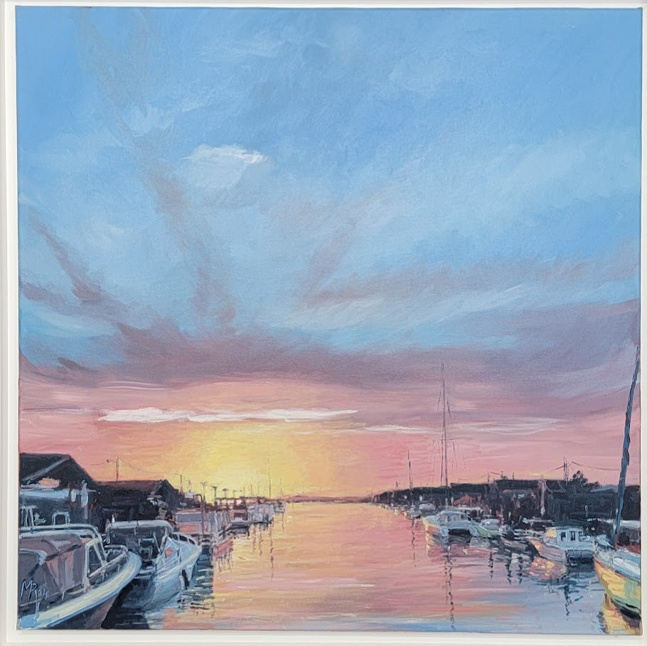 Exposition de peintures à l'huile & aquarelles & encres