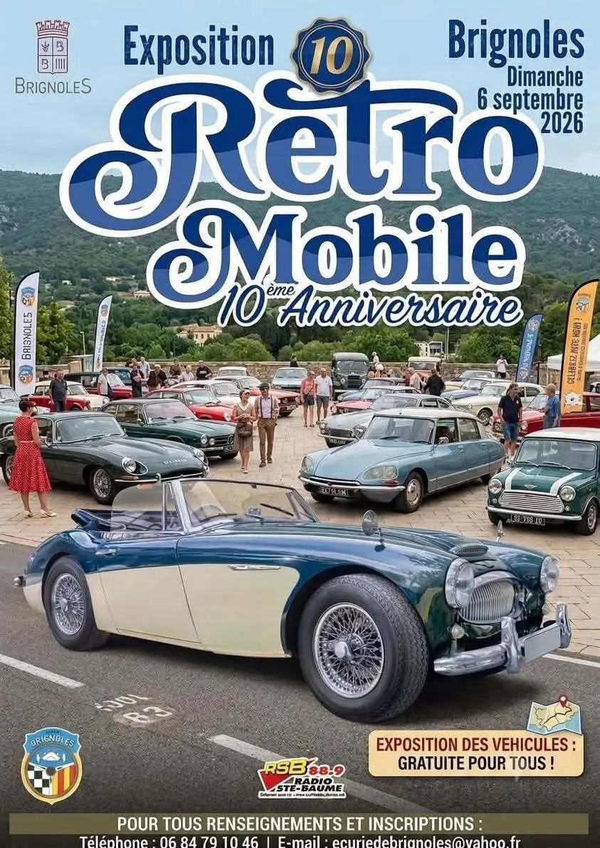 Exposition de véhicules anciens : Rétromobile