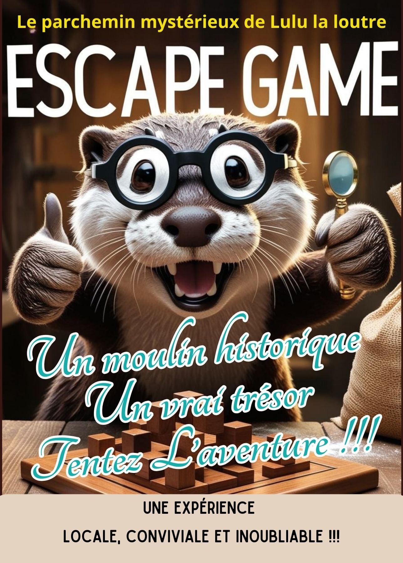 Escape Game : Le Parchemin Mystérieux de Lulu la Loutre