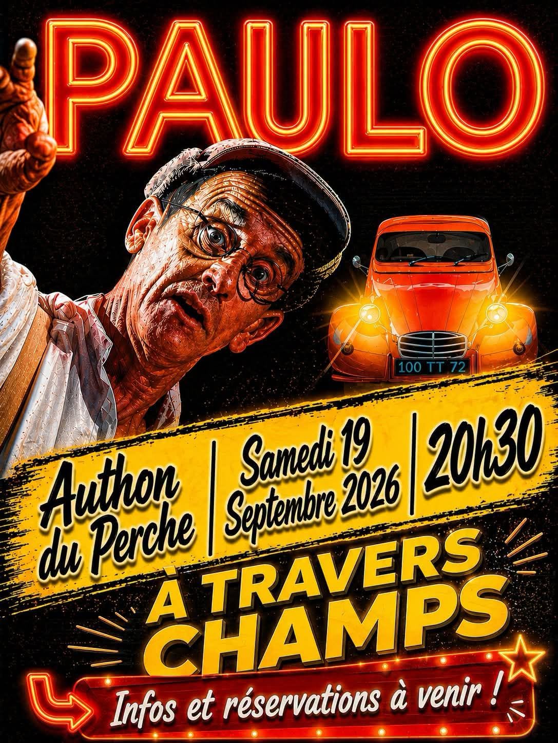 Théâtre humoristique - "À travers champs" de Paulo