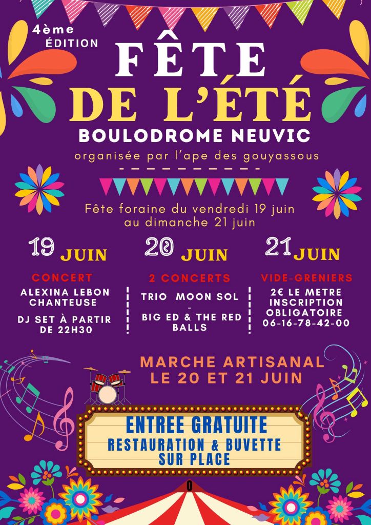 Fête de l’été : Soirée live et festive