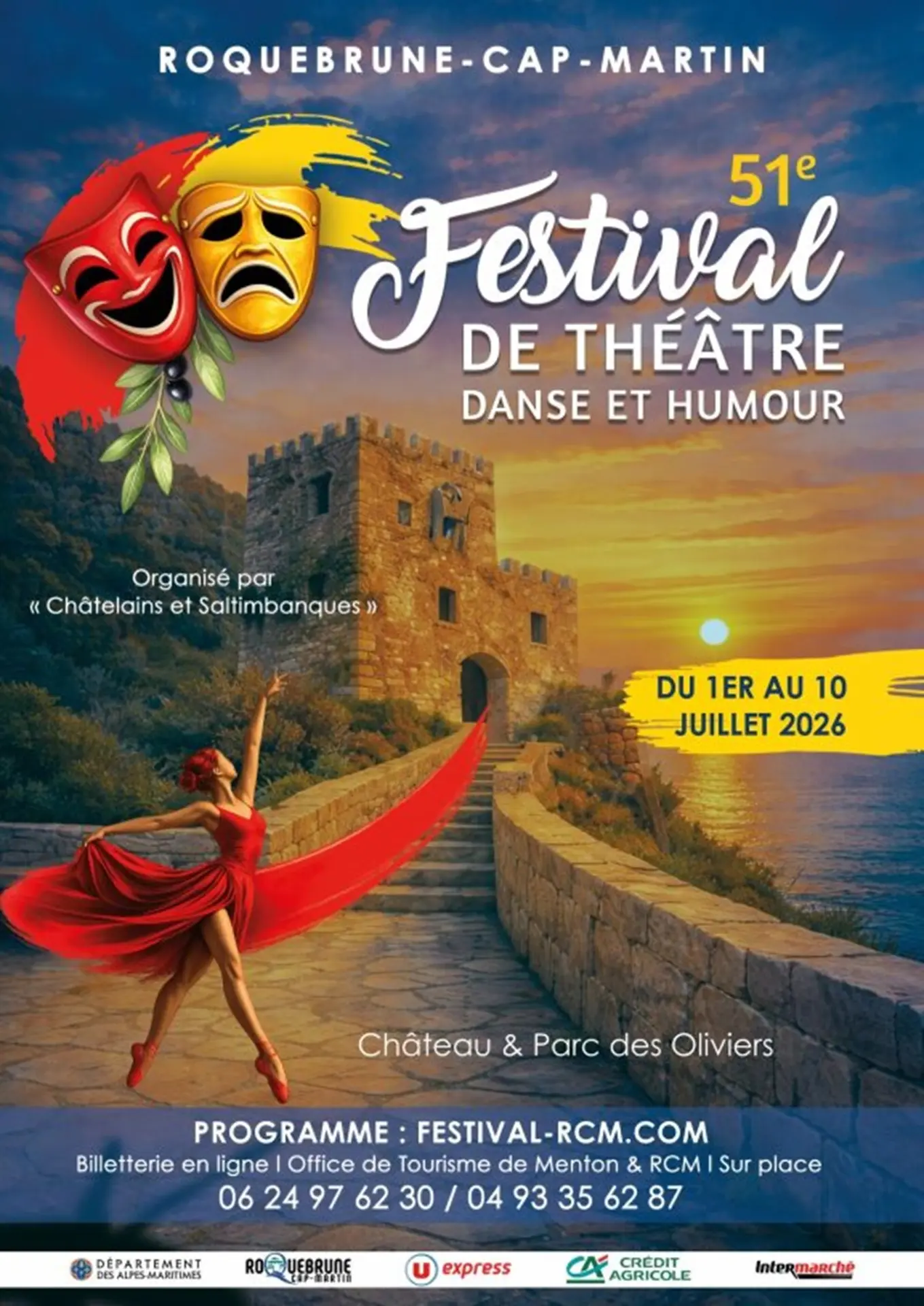 Festival Théâtre Humour & Danse de Roquebrune-Cap-Martin