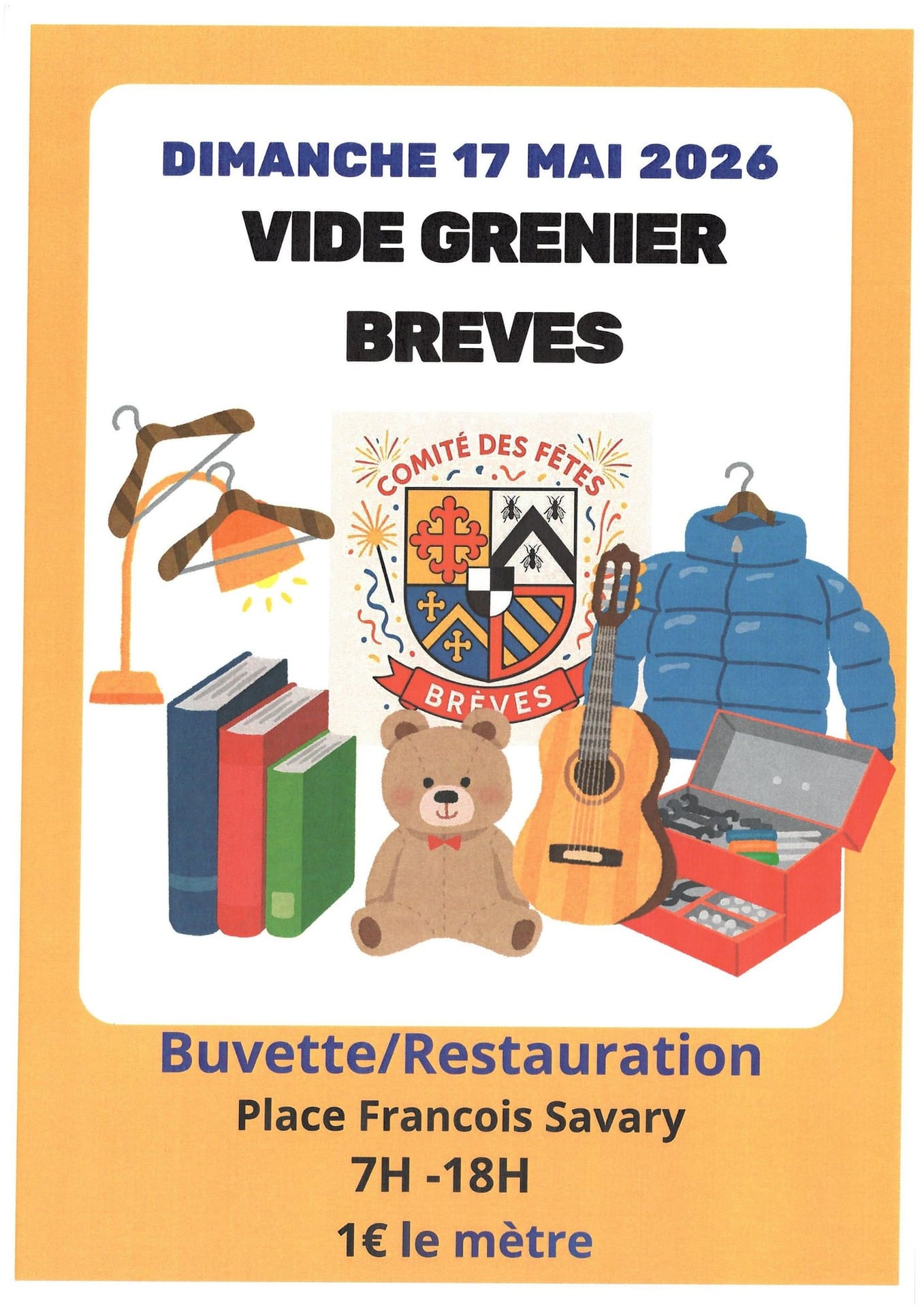 Vide grenier à Brèves