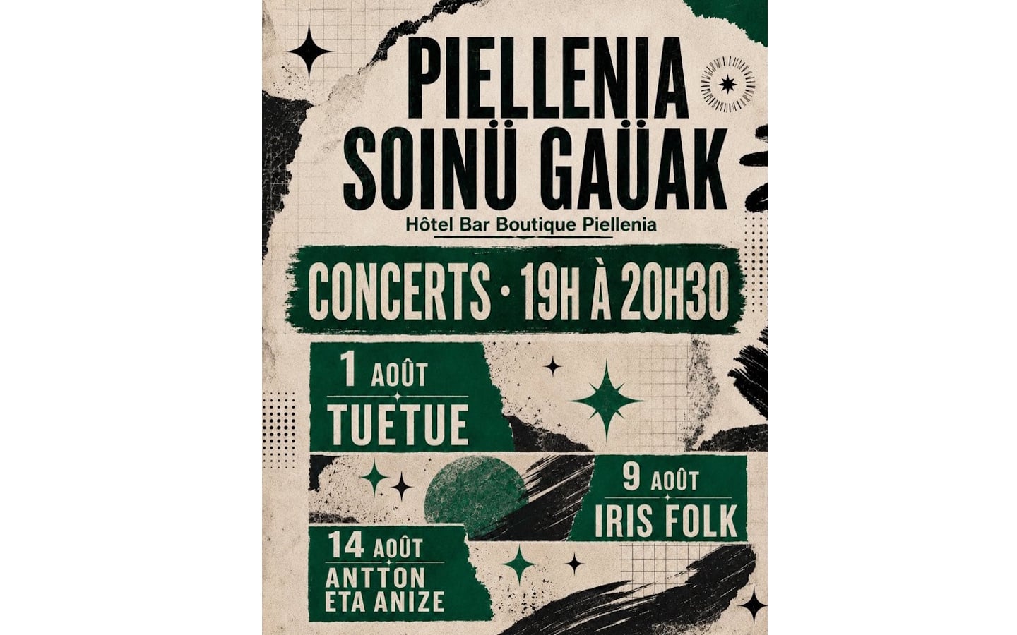 Concert : Antton eta Anize