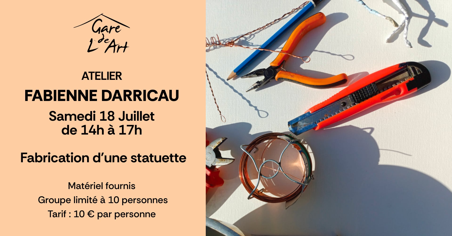 Atelier Fabrication Statuette avec Fabienne Darricau