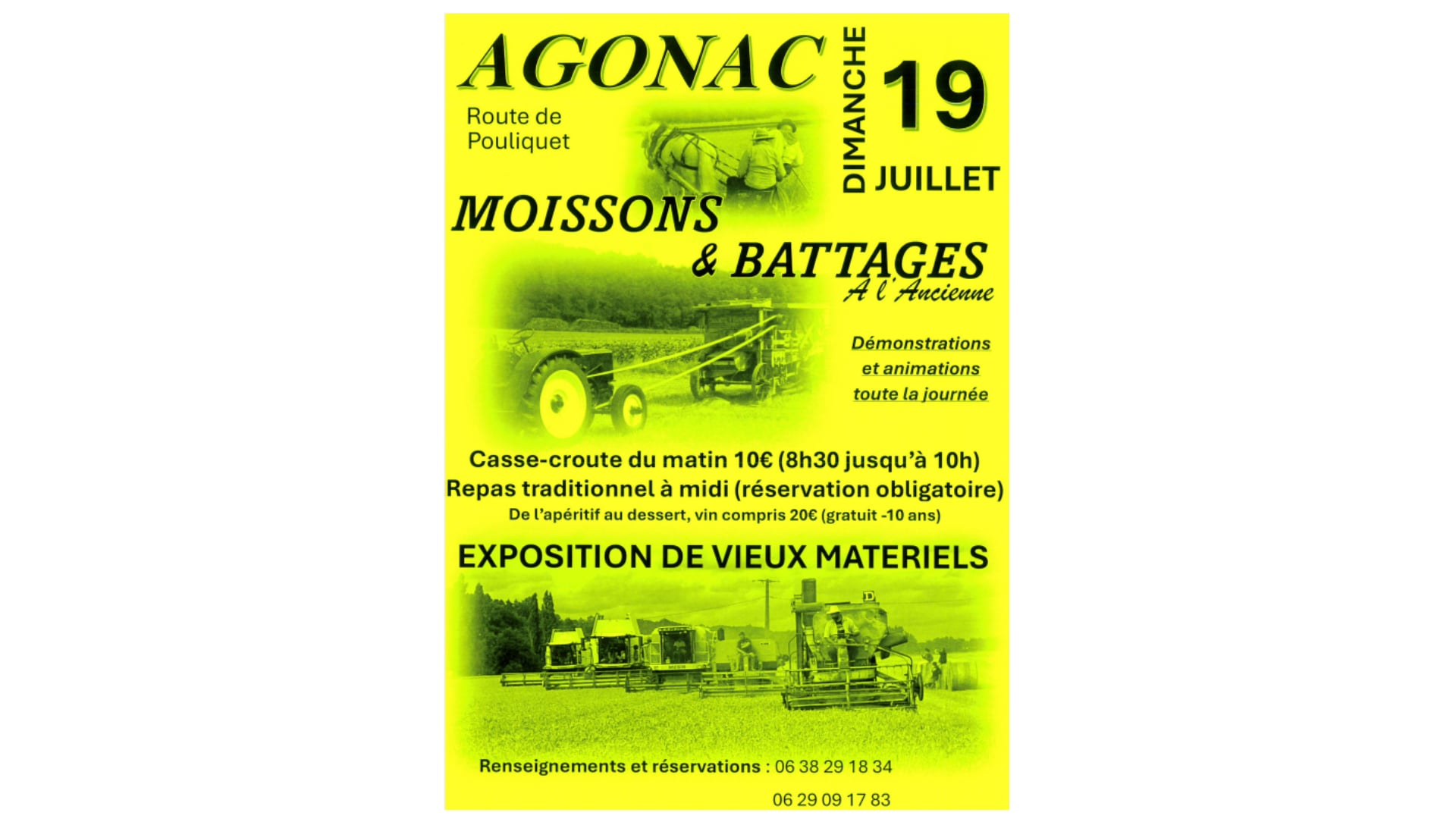 Moissons & battages à l'ancienne