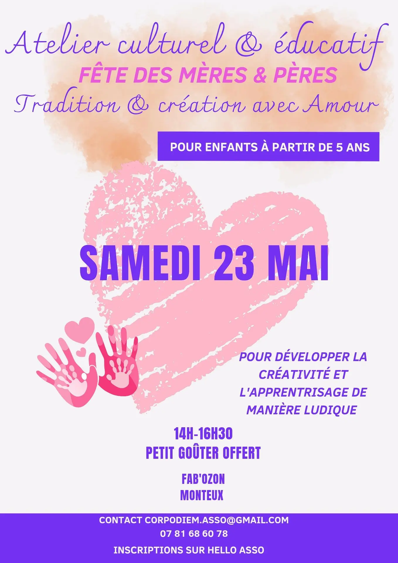Atelier Cuturel et éducatif Fête des mères et des pères