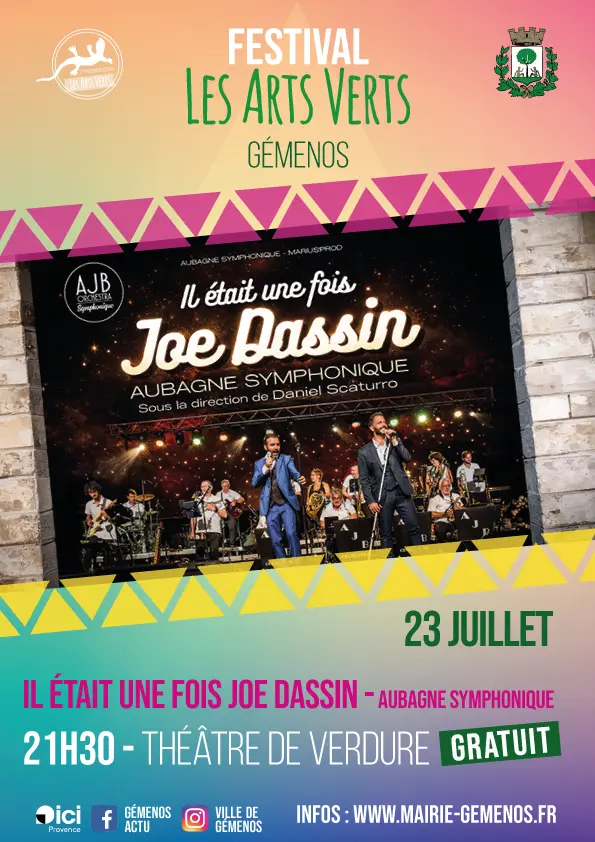 IL ÉTAIT UNE FOIS JOE DASSIN - AUBAGNE SYMPHONIQUE