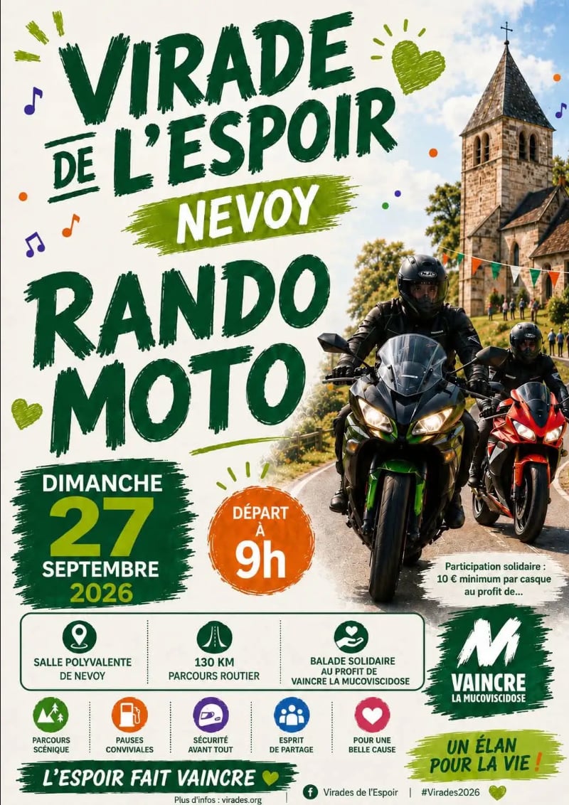 Virade de l'Espoir - Rando Moto