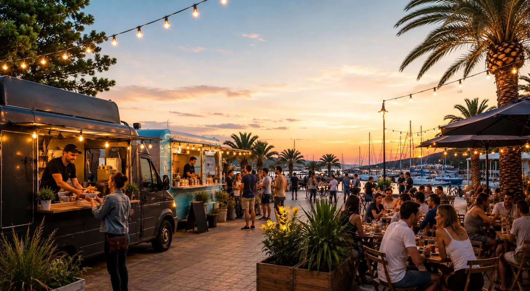 Le Village gourmand du Nouveau port des Lecques