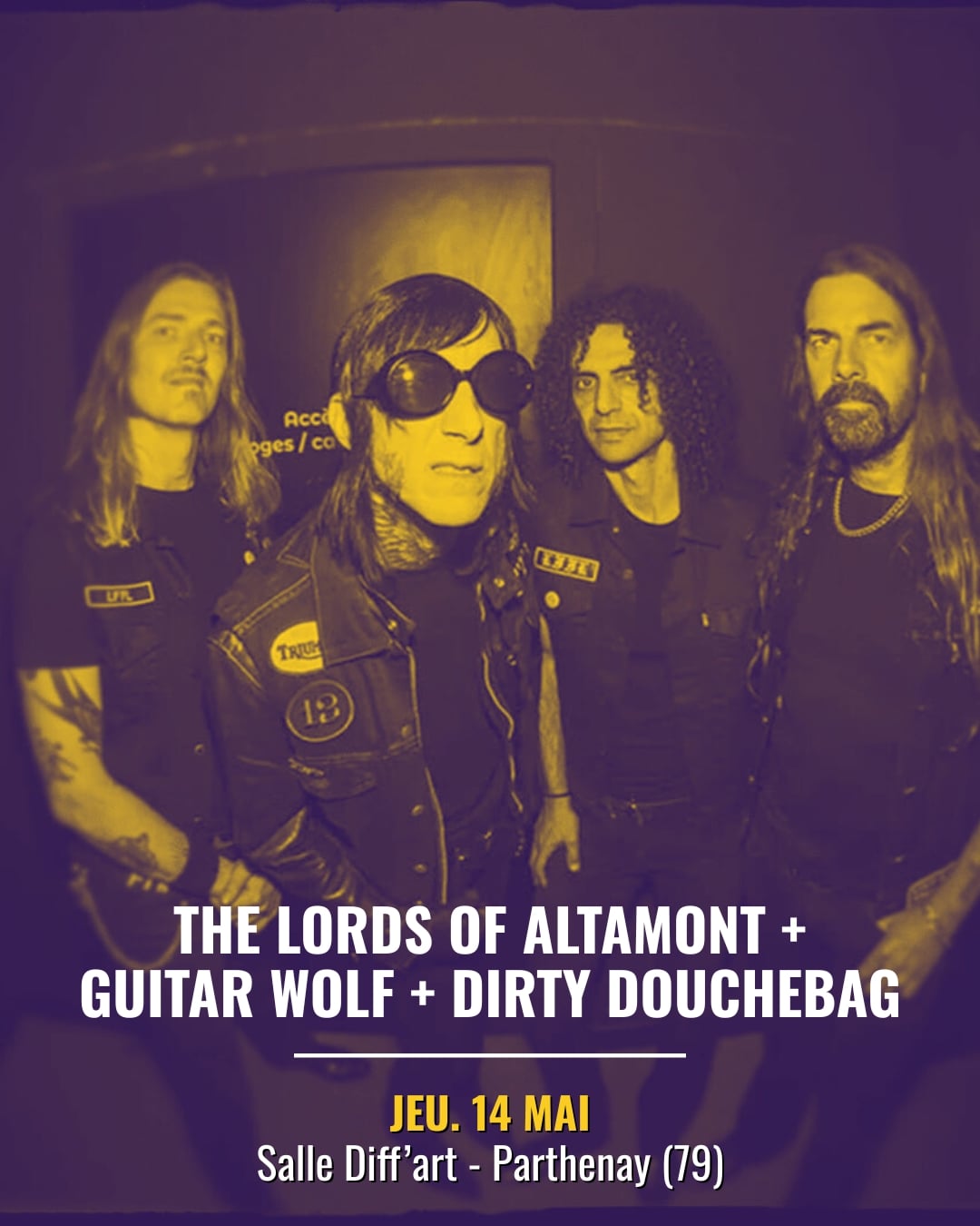 Concert The Lords of Altamont + Guitar wolf + Pussy Miel