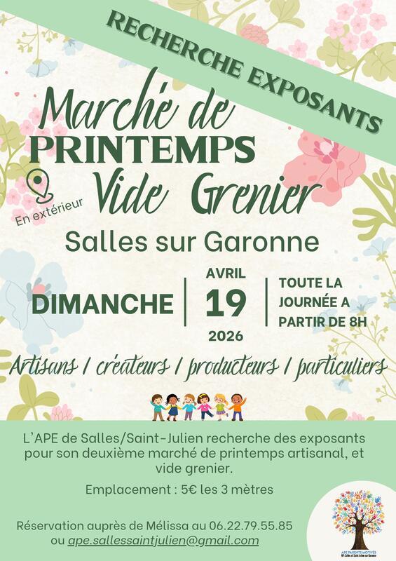 Marché de printemps - vide grenier