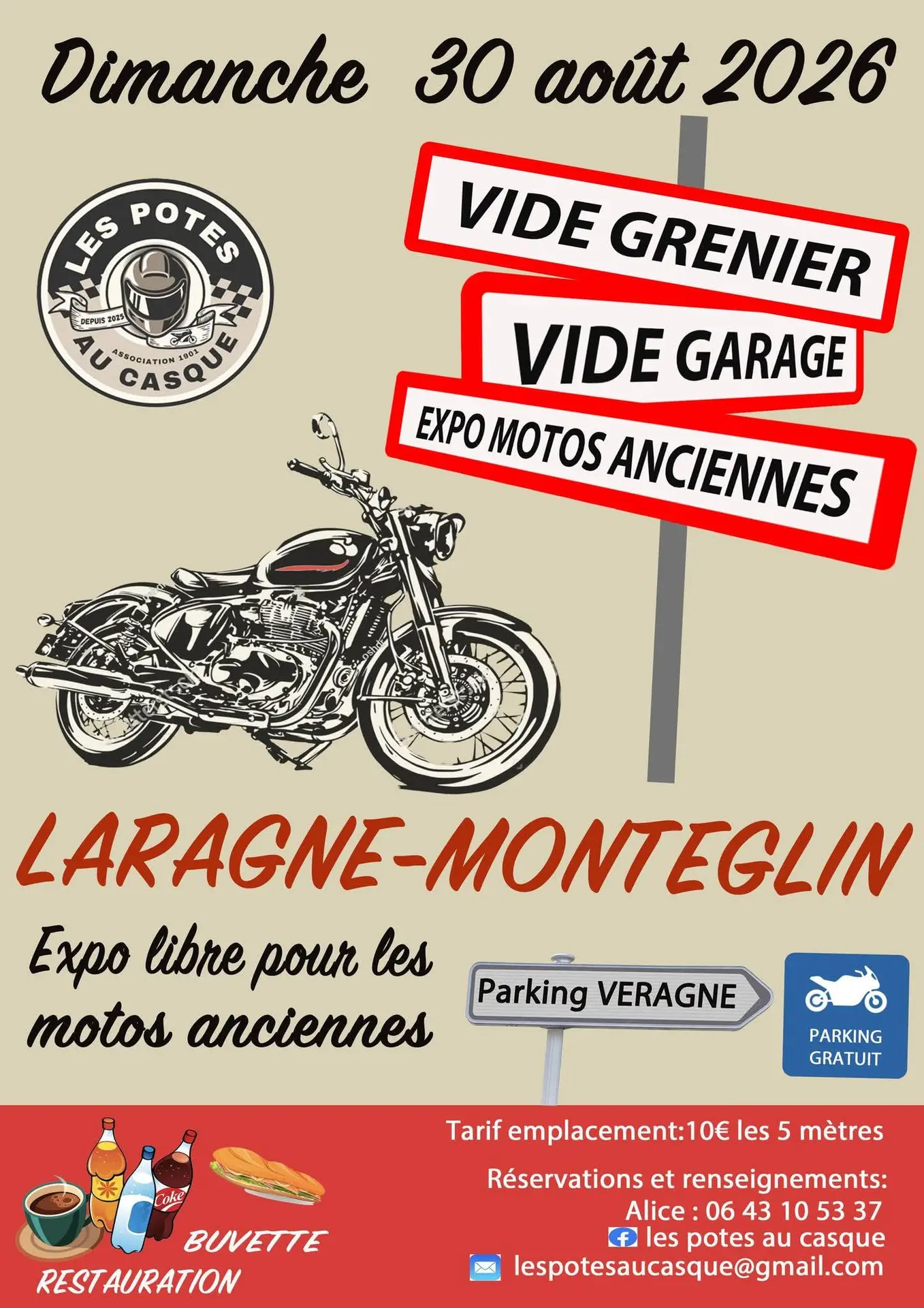 Vide grenier, vide garage & expo de motos anciennes