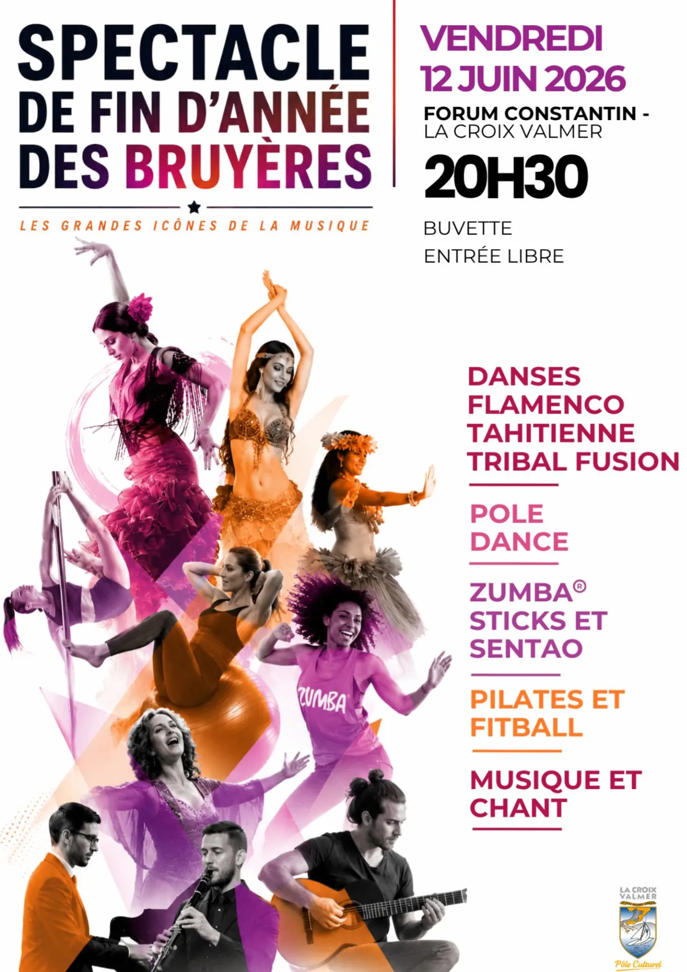Spectacle de fin d'année : Les grandes icônes de la musique